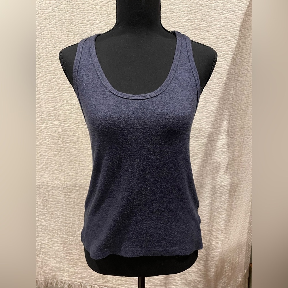 M//C Michelle by Comune Navy Blue Racerback Tank Size XS